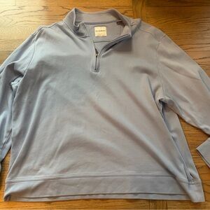 Tommy Bahama Quarter Zip Pullover | Men’s 3XL | Blue Performance Top